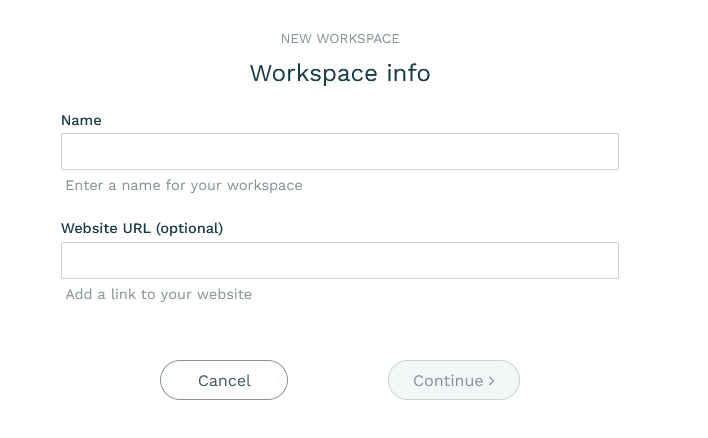 Workspace name