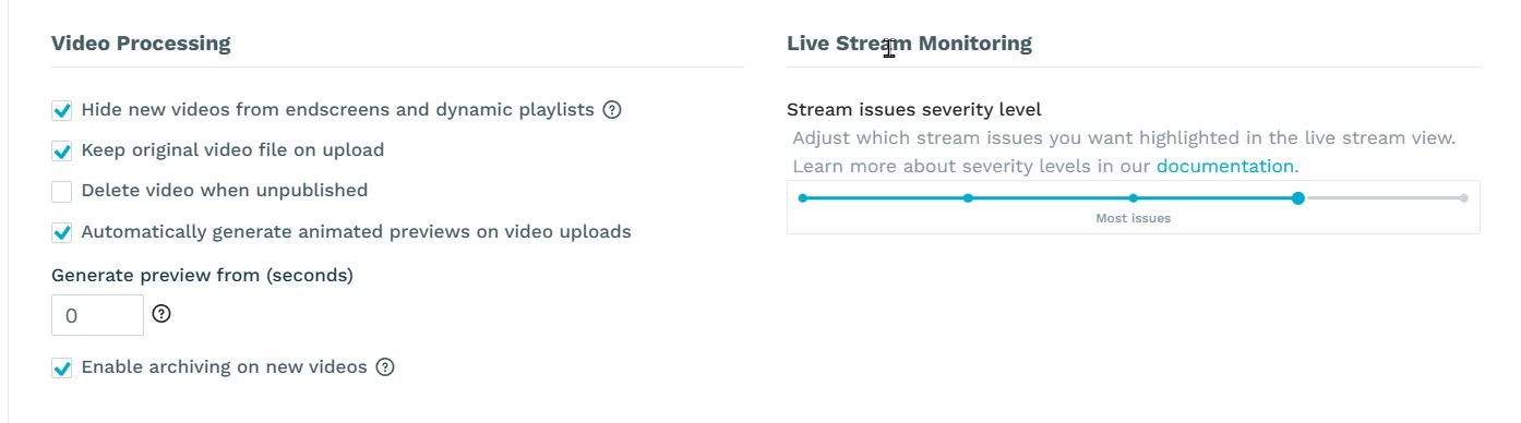 Workspace video processing and live monitoring