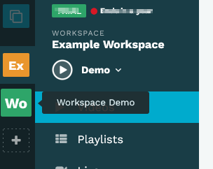 Workspace sidebar
